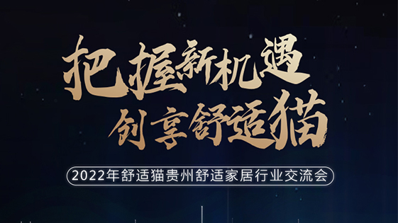 把握新机遇·创享舒适猫 ——2022年舒适猫贵州舒适家居行业交流会